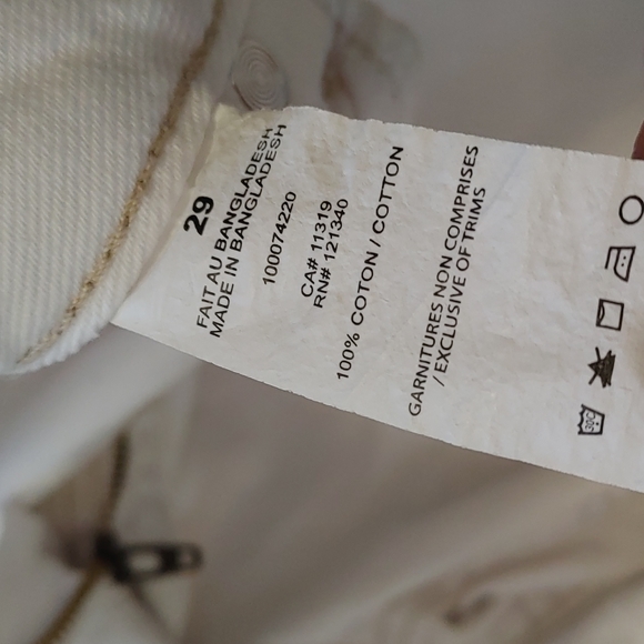 DYNAMITE White Tapered Jeans Side 29 - Picture 7 of 10